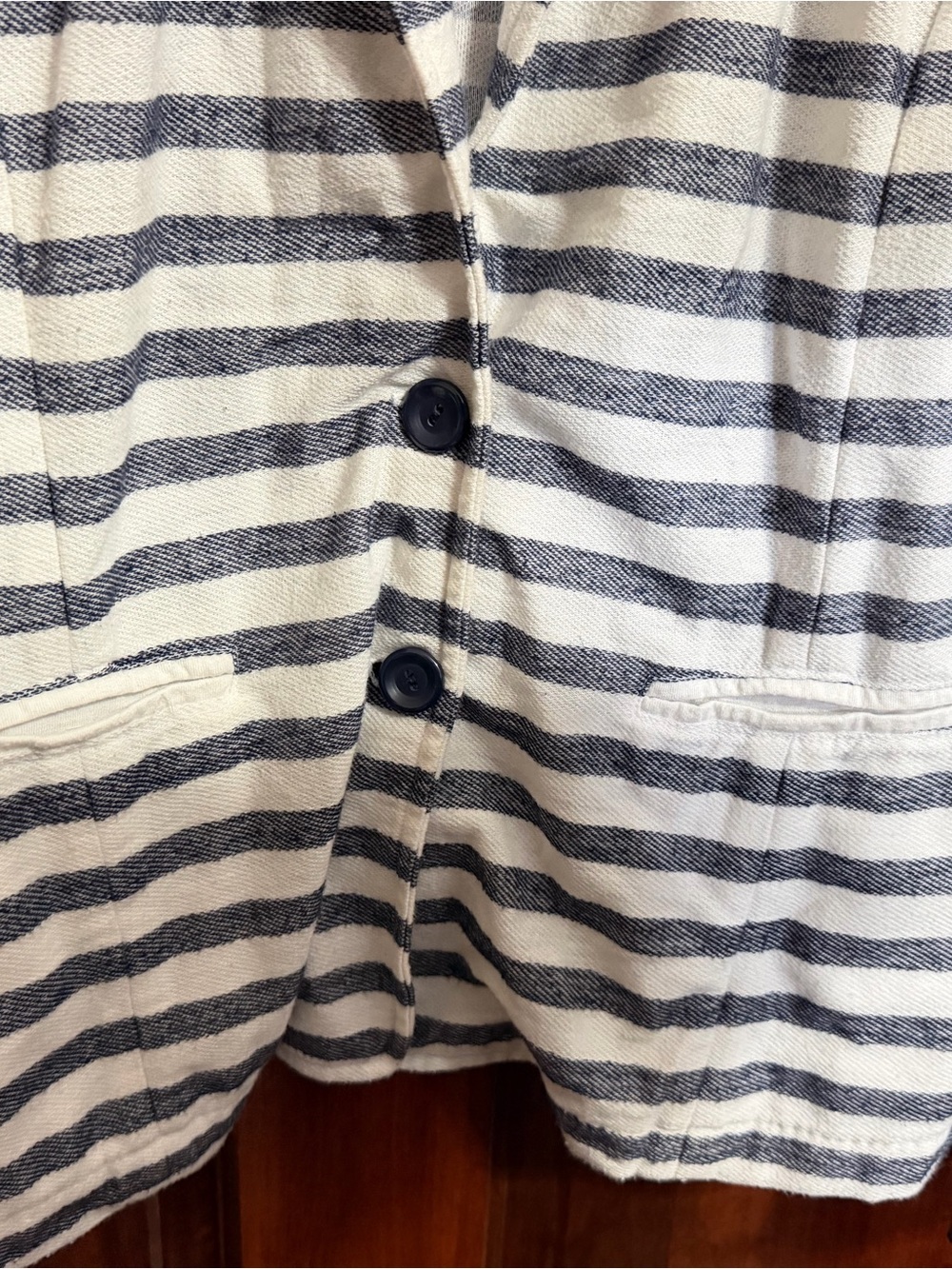 GAP Striped Knit Blazer | Women’s Medi - Picture 3 of 6